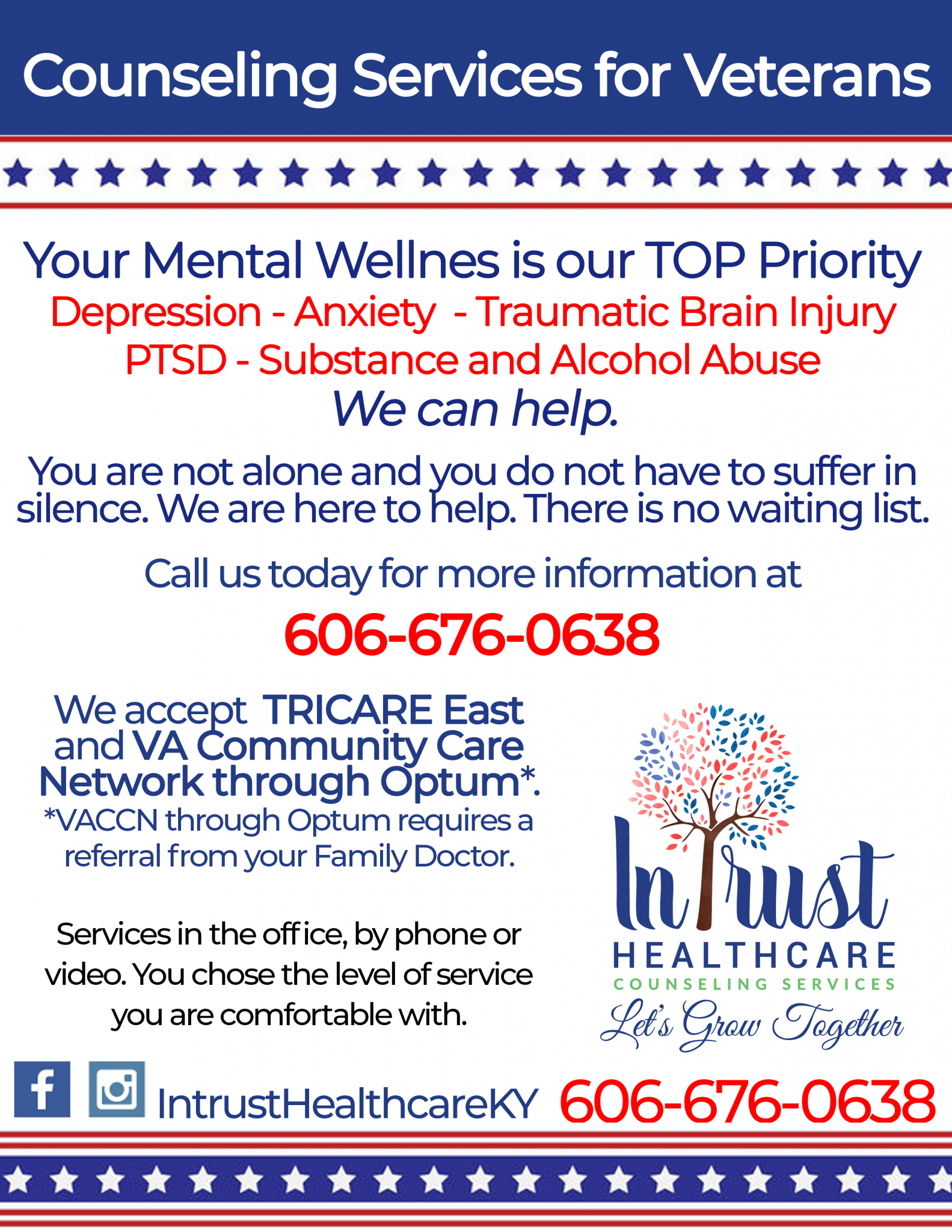 Services for Veterans – Intrust Healthcare